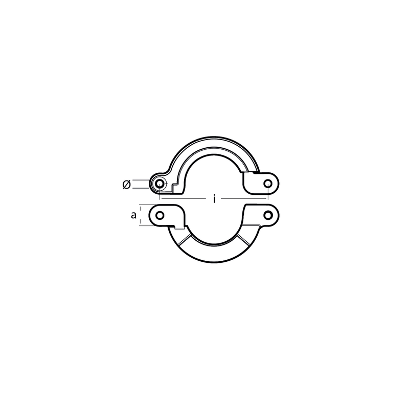 Zinkanoden YANMAR, Motor, Anodensätze/Kit f-zym-6, Y 19644002660, R801305/1